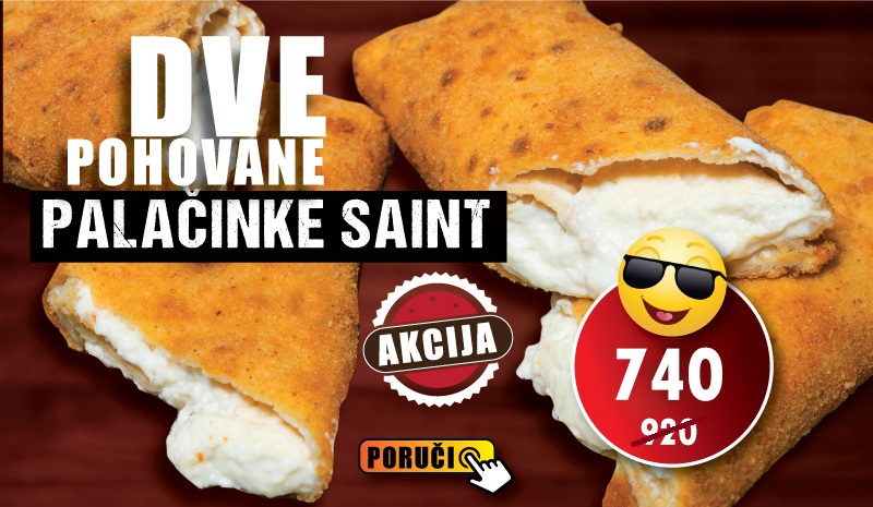 2x pohovana palačinka Saint
