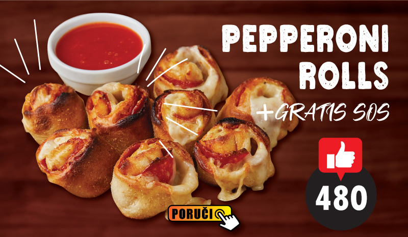 Pepperoni Rolls 8 rolnica