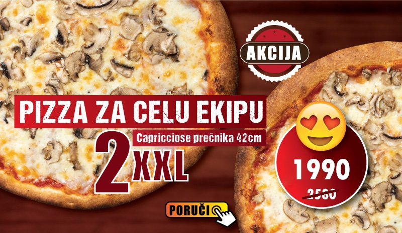 Pizza za celu ekipu