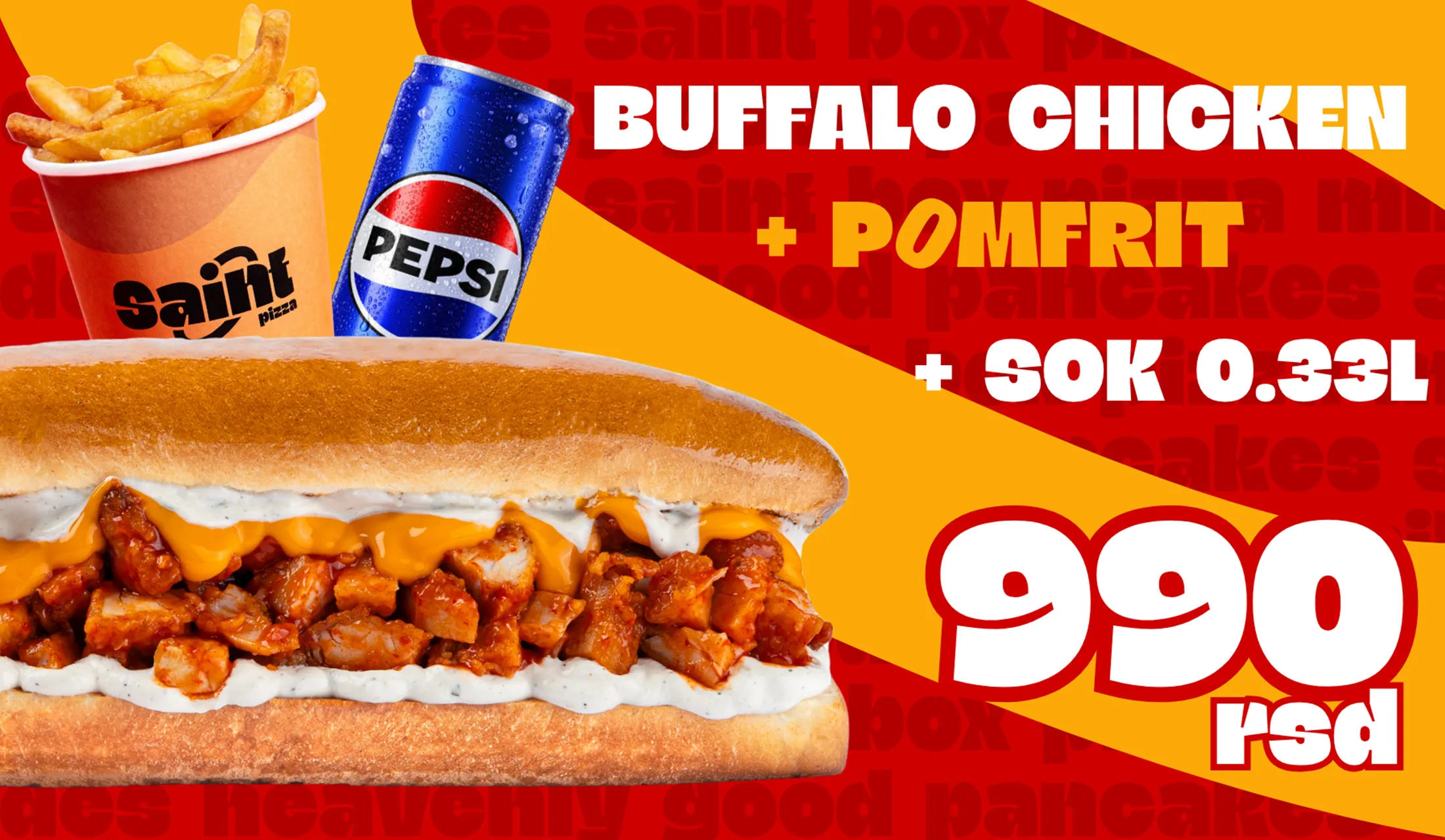 Buffalo obrok + sok - dostava
